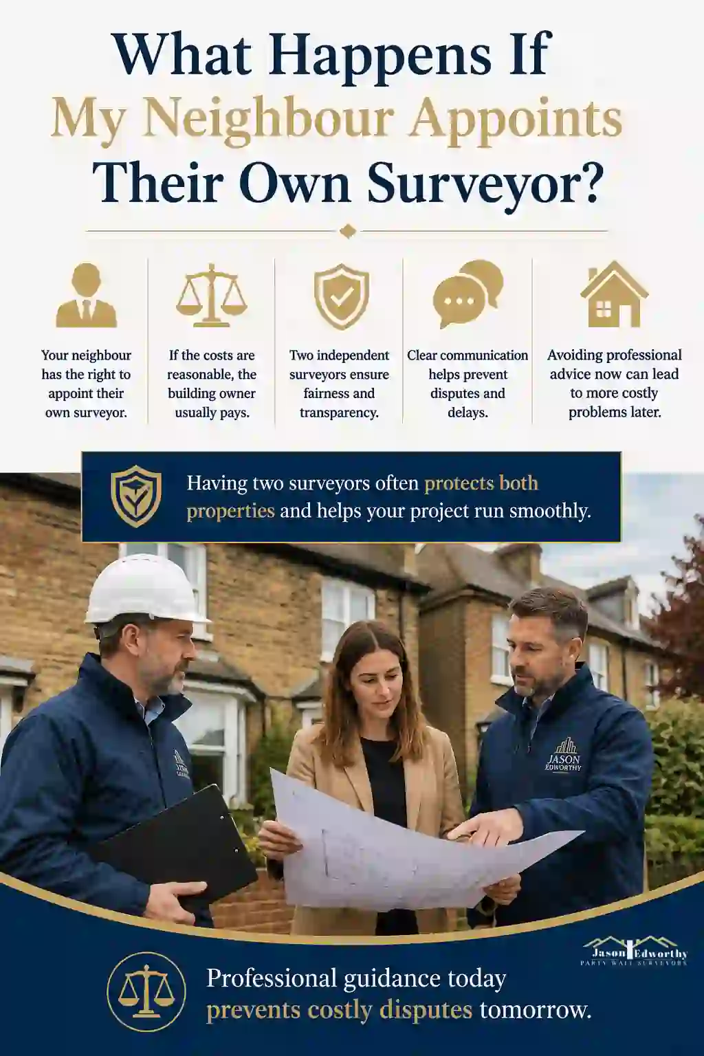 What Happens If My Neighbour Appoints Their Own Surveyor Ewell?