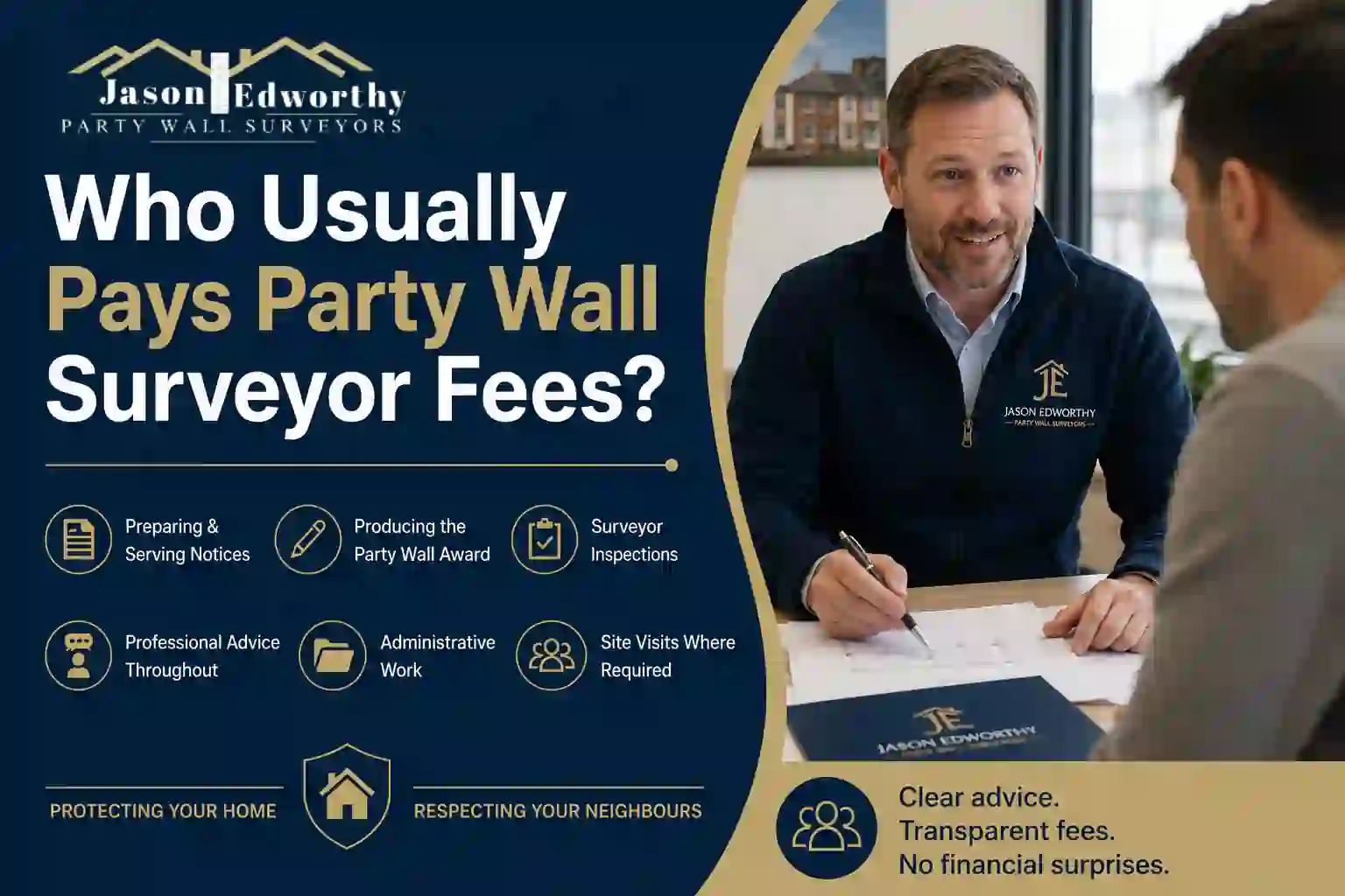 Who Usually Pays Party Wall Surveyor Fees Ewell?